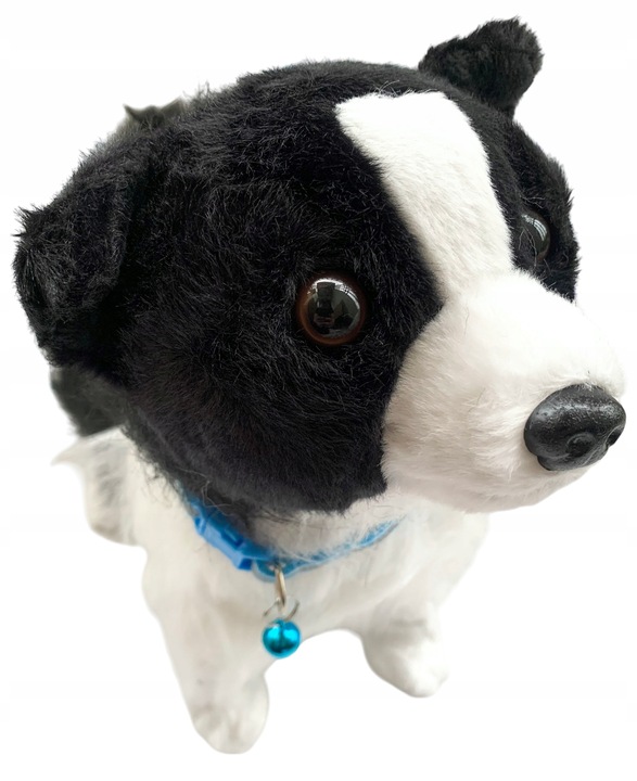 Interaktywny piesek na smyczy chodzi szczeka pies