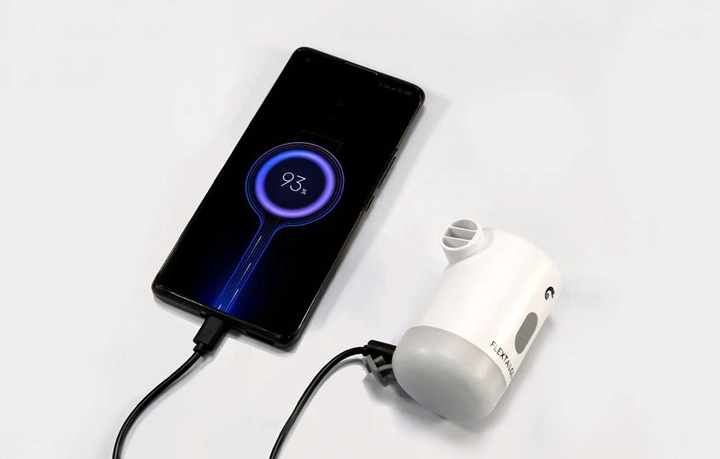Flextail Max Pump 2 Pro Bezprzewodowa Mini Pompka 4w1 Powerbank Lampka