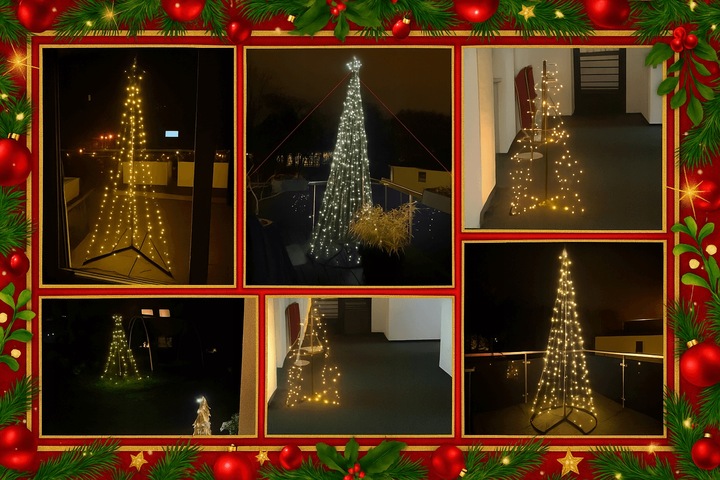 Dekoracja świąteczna, prezenty, 180 LED, do domu i ogrodu