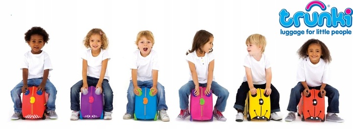 Jeździk walizka TRUNKI - jeżdżąca walizeczka 2w1