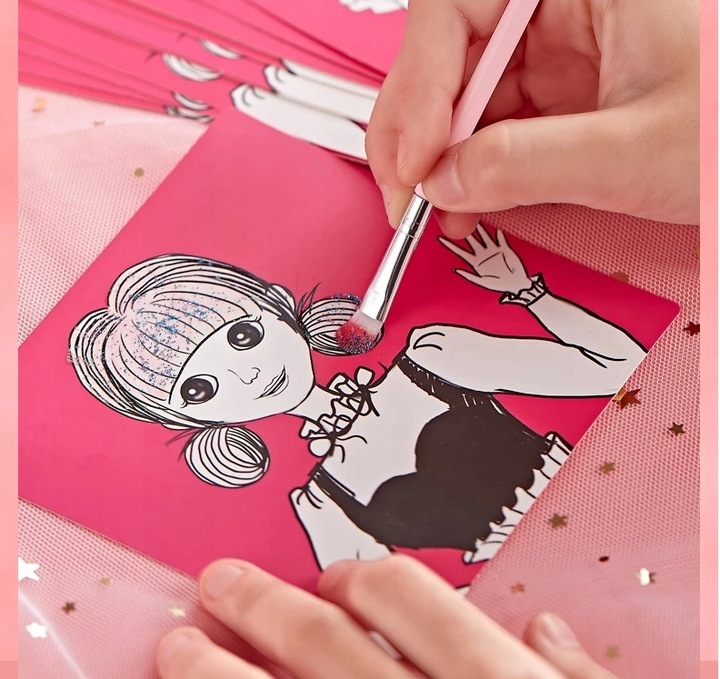 Kuferek Kosmetyków Do Paznokci i Makijażu MakeUp Zestaw Makijaż dla dzieci