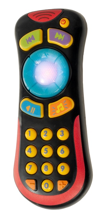 SMILY PLAY Edukacyjny interaktywny pilot TV czarny