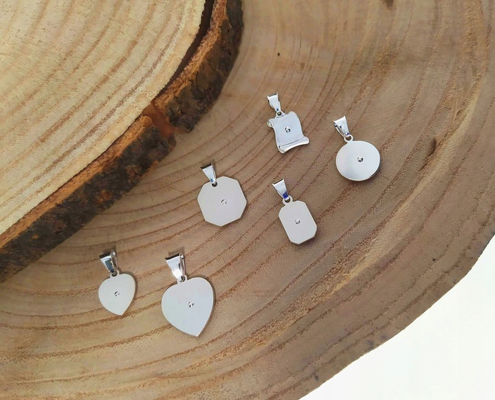 Srebrny łańcuszek pancerka 45 cm i medalik Matka Boska Komunijny na Chrzest