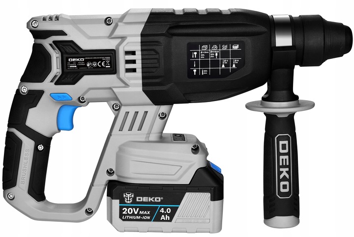 MŁOT UDAROWY MŁOTOWIERTARKA AKUMULATOROWA UDAR SDS+ AKU WIERTŁA DEKO 3J