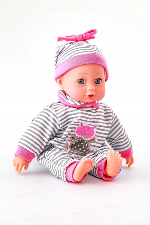 Lalka Bobas Miękka Niemowlę Mówi Śpiewa Interaktywna Niemowlak Mówiąca