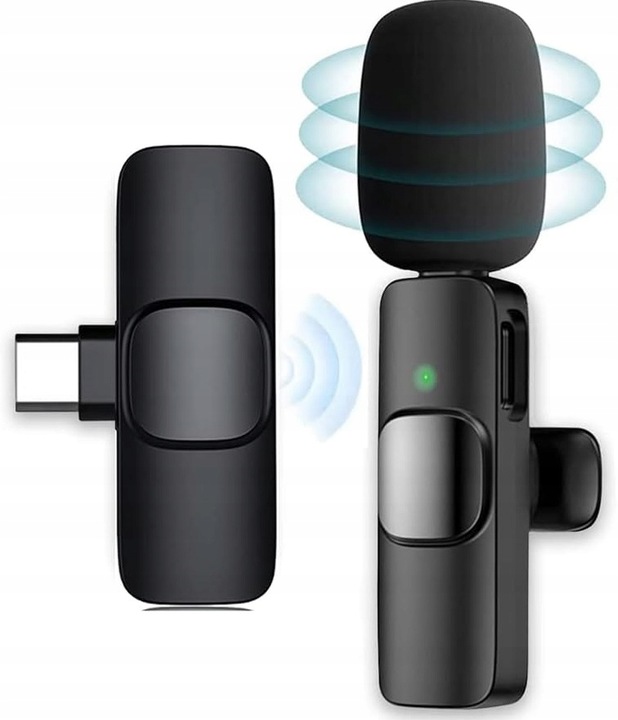 Bezprzewodowy Mikrofon Krawatowy na USB C PULUZ PU3082B