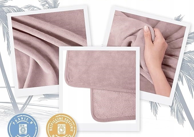 KOC BOACAY MIĘKKI I CIEPŁY KOC PODRÓŻNY 100 x 160CM DO SAMOLOTU PODRÓŻY