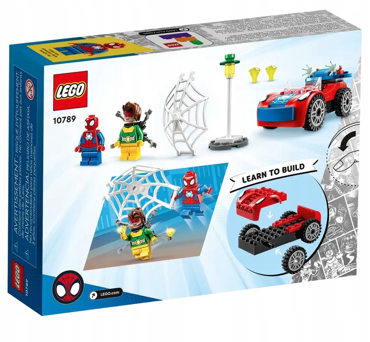 KLOCKI LEGO SUPER HEROES SAMOCHÓD SPIDERMANA DOCOCK PREZENT DLA 4,5,6 LATKA