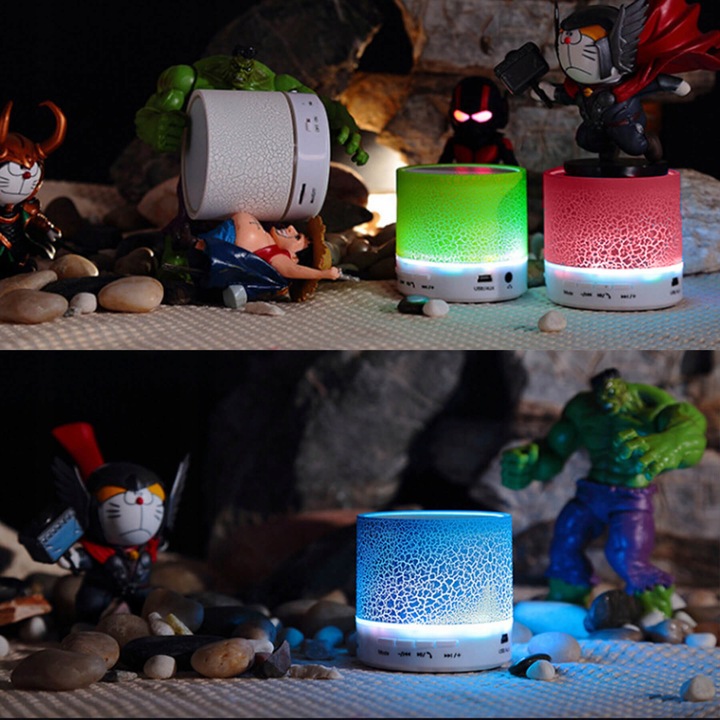 GŁOŚNIK BEZPRZEWODOWY PRZENOŚNY BLUETOOTH LED