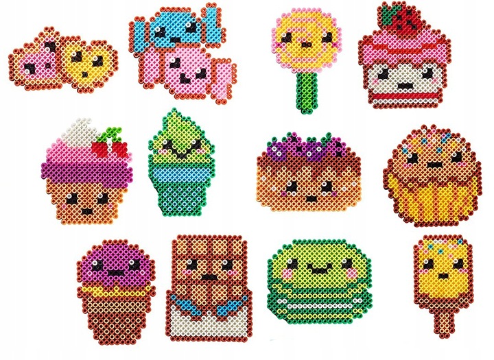 KORALIKI DO PRASOWANIA PRASOWANKA KUFEREK ZESTAW 6000 ELEMENTÓW DLA DZIECI