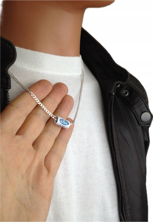 Pancerka Łańcuszek Srebrny Męski Naszyjnik próba 925 (na PREZENT)