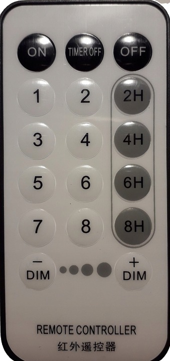 kurtyna świetlna led siatka 2x2 ciepła z pilotem