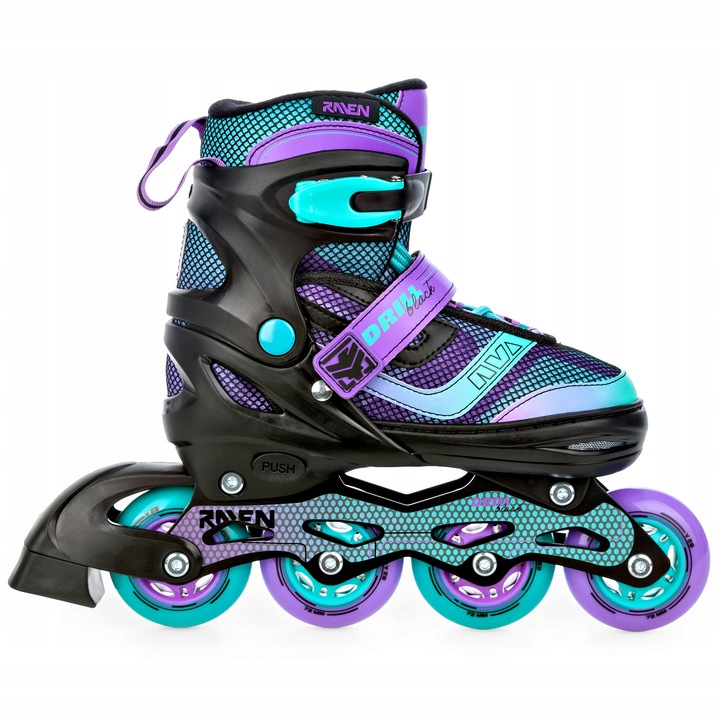 Rolki Regulowane RAVEN Drill Violet/Mint 38-42