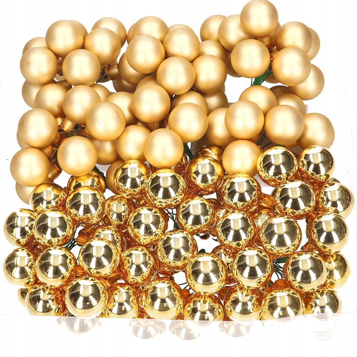 BOMBKI SZKLANE DO STROIKÓW NA DRUCIKU CHOINKOWE BOMBKA 2,5cm 144szt