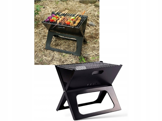 Grill węglowy - turystyczny składany