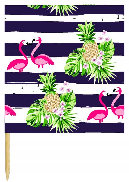 PARAWAN PLAŻOWY 10 M ANANASY, FLAMINGI, GRUBY, POLSKI PRODUCENT