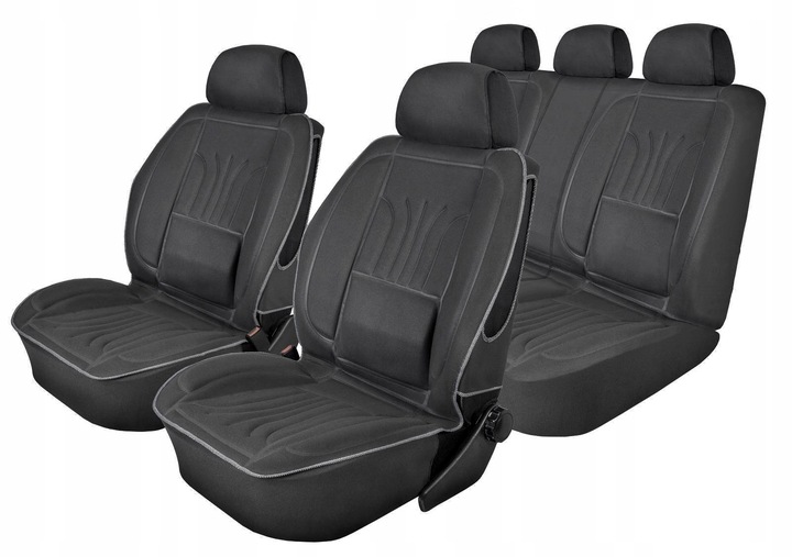 POKROWCE SAMOCHODOWE PROFILOWANE NA FOTELE GRUBE TŁOCZONE ANATOMICZNE