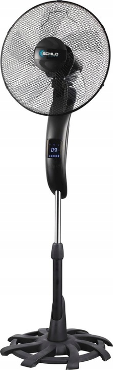 LCD WIATRAK PODŁOGOWY WENTYLATOR STOJĄCY PILOT XXL SOLIDNY I MOCNY SCHILD