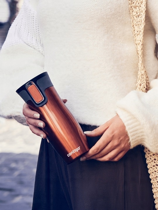 Kubek termiczny Contigo West Loop 2.0 470ml Autoseal - Pomarańczowy