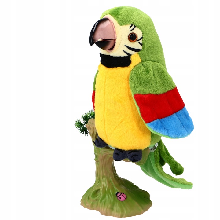 INTERAKTYWNA GADAJĄCA PAPUGA TAŃCZY POWTARZA