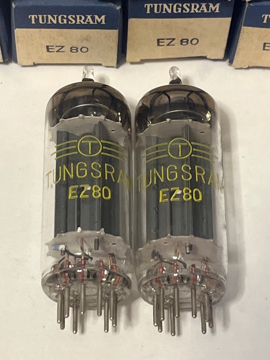 Lampa Tungsram EZ80 NOS