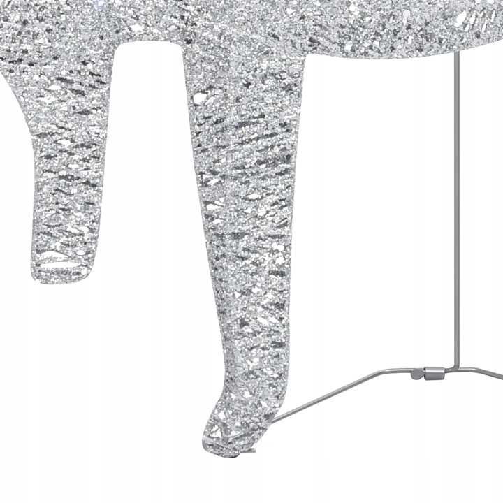 Renifery z saniami, dekoracja do ogrodu, 60 diod L