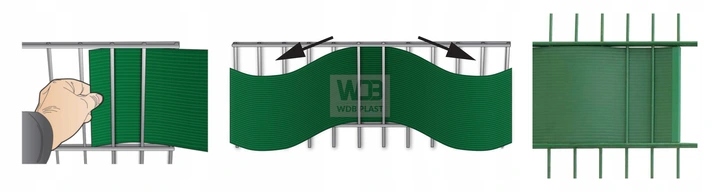 WDB Taśma ogrodzeniowa Basic Line antracyt 7016