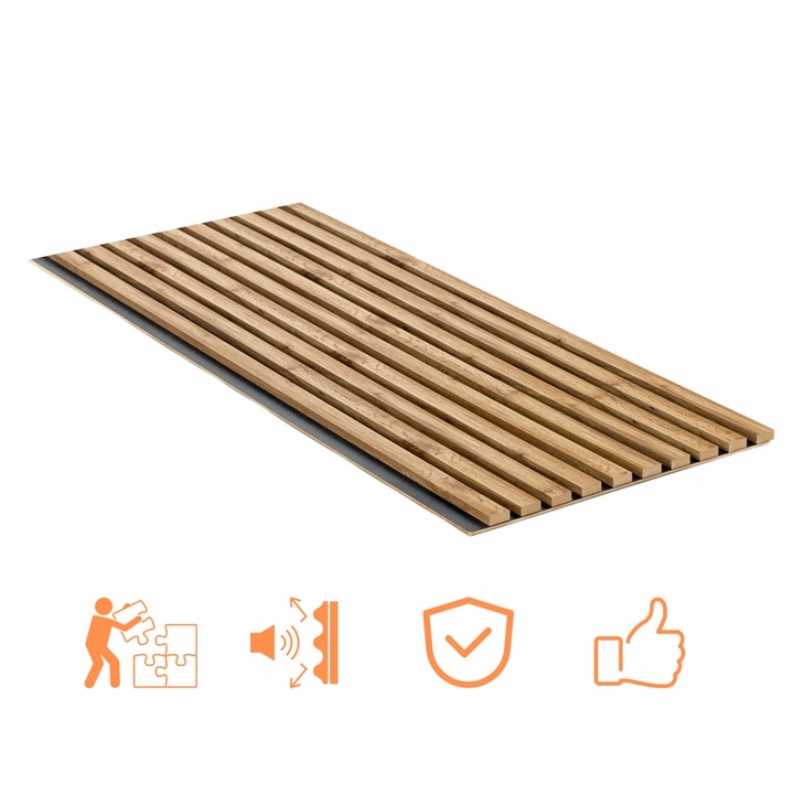 Lamele na Płycie Ścienne 135x46 Panele Dekoracyjne PREMIUM DĄB Różne Kolory