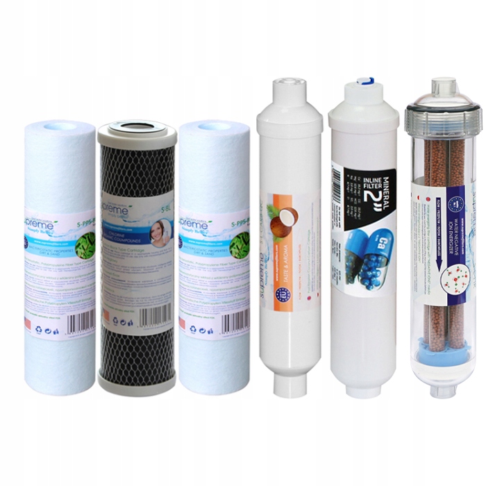 SUPREME PREMIUM KOMPLET WKŁADÓW OSMOZA RO7 QC