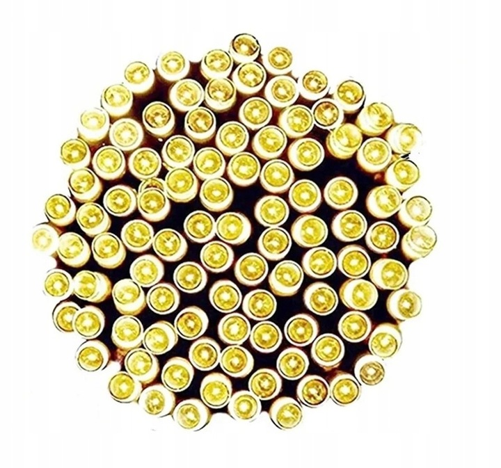 Lampki Choinkowe 1000 LED 72 m Białe Ciepłe Flash Zewnętrzne Wewnętrzne