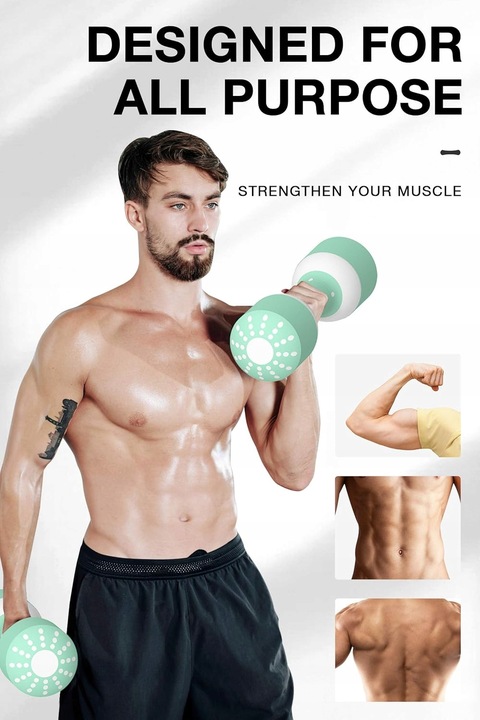 HANTLE REGULOWANE 2 X 5 KG GRUPER ZESTAW STAL ANTYPOŚLIZGOWE SOLIDNE 10 KG