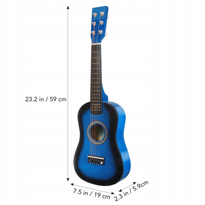 GITARA DZIECIĘCA GITARA ROCKOWA UKULELE INSTRUMENT MUZYCZNY