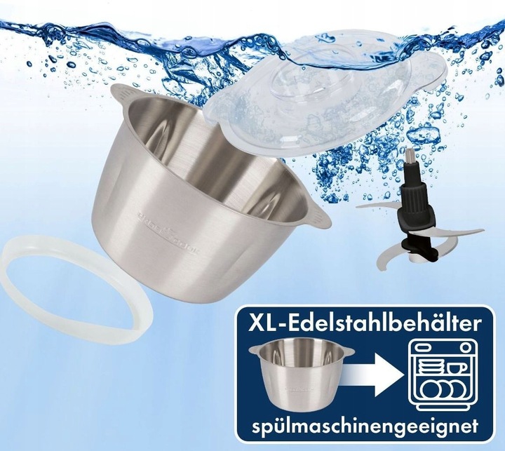 ELEKTRYCZNY ROZDRABNIACZ MALAKSER SIEKACZ DO WARZYW PROFICOOK PC MZ 501227