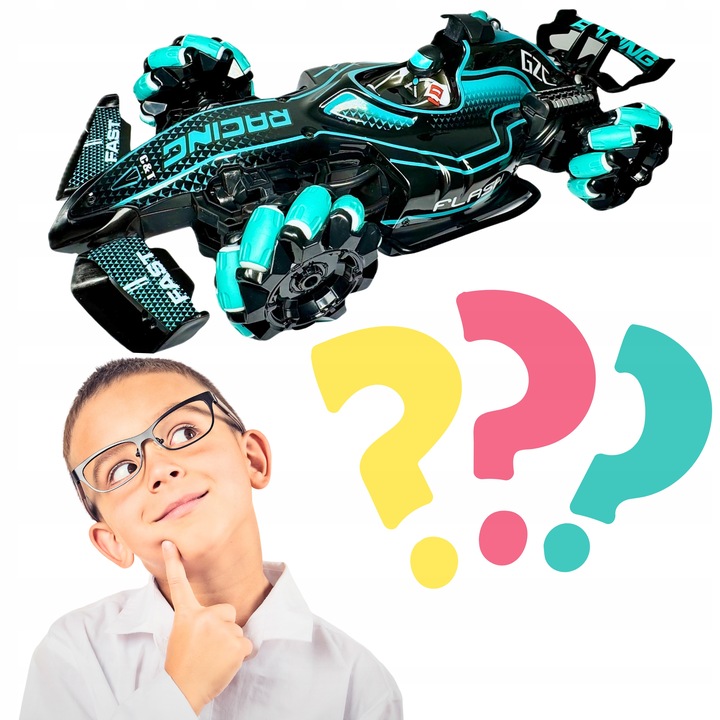 SAMOCHÓD ZDALNIE STEROWANY DUŻY AUTO PILOT RC + ZEGAREK STERUJĄCY DRIFT 4x4