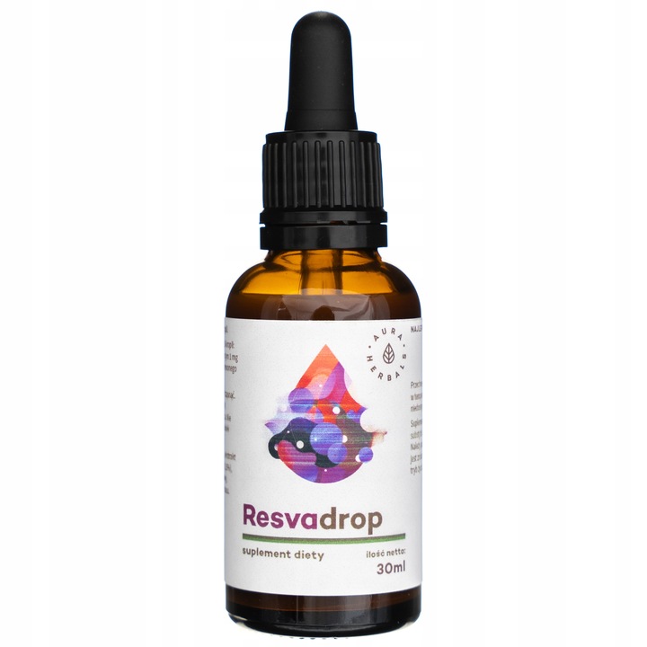 2x Aura Resvadrop Resveratrol Resweratrol Krople