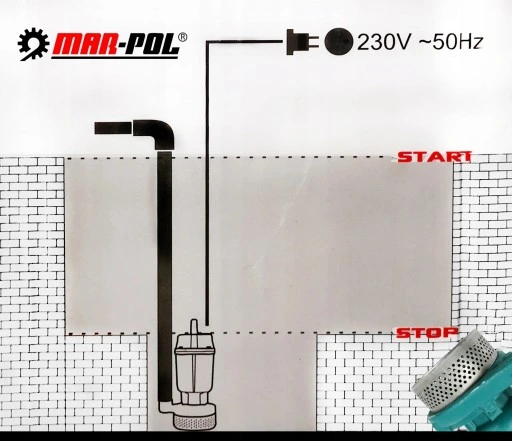 POMPA DO WODY BRUDNEJ CZYSTEJ ZATAPIALNA 1 CAL