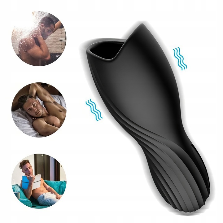 LODZIK - OBCIAGĄCZ - MASTURBATOR DO WYTRYSKÓW SSANIE 10 TRYBÓW - MOCNE USTA