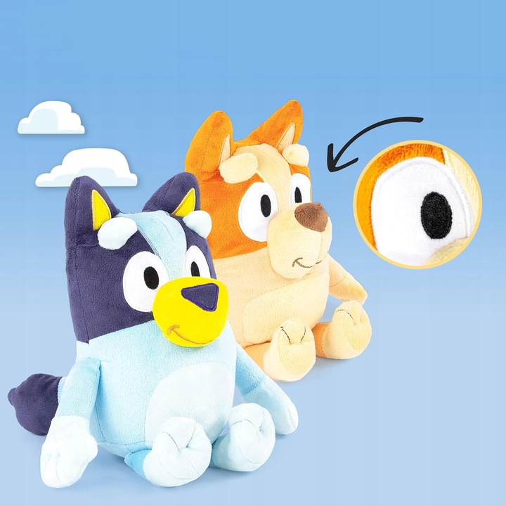 2-PAK PLUSZOWA PRZYTULANKA MIĘKKA ZABAWKA BLUEY DLA CHŁOPCÓW I DZIEWCZYNEK