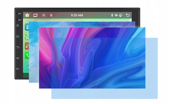 RADIO SAMOCHODOWE 2 DIN ANDROID AUTO CARPLAY 6GB/128GB ANDROID WIFI RDS DSP