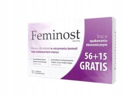 FEMINOST NA NIE TRZYMANIE MOCZU 56 tabletek