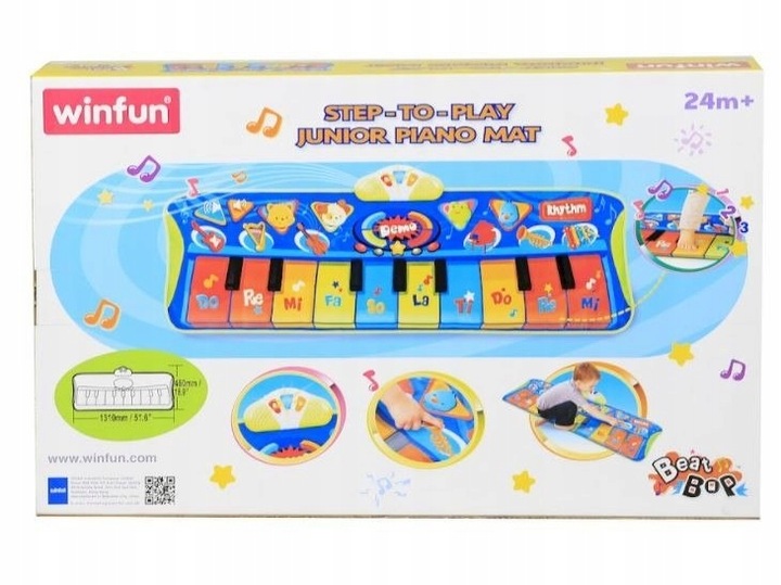 MUZYCZNA INTERAKTYWNA NAGRYWAJĄCA MATA DO TAŃCZENIA SMILY PLAY