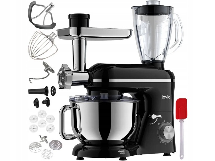 Robot kuchenny planetarny LOVIO HOME ChefAssistant Plus LVSTM02PBK 1900W