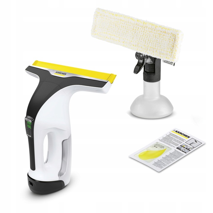 MYJKA DO SZYB OKIEN MOCNY KARCHER WV 6 PLUS + ŚRODEK DO MYCIA + 2x PADY
