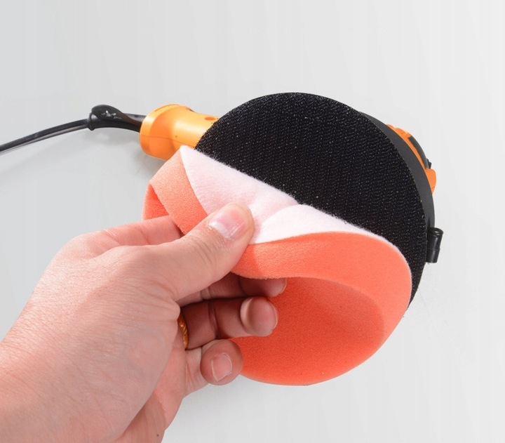 POLERKA SAMOCHODOWA SZLIFIERKA Z REGULACJĄ OBROTÓW + ZESTAW GĄBEK