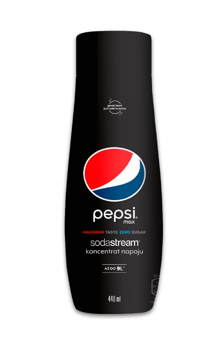 Zestaw Syropów koncentrat do wody SodaStream Pepsi MAX 3x440ml