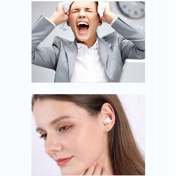 ZATYCZKI STOPERY DO USZU DO SPANIA -40DB BLUEDIO + ETUI