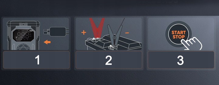 MOCNY ROZRUCH BOOSTER PRZENOŚNY POWERBANK ROZRUCHOWY Z KOMPRESOREM 4000A