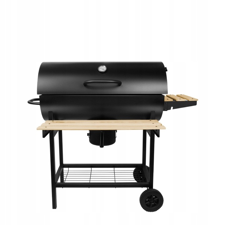 GRILL Z POKRYWĄ OGRODOWY WĘGLOWY DUŻY MARK ADLER ROAST 8.0 NA KÓŁKACH