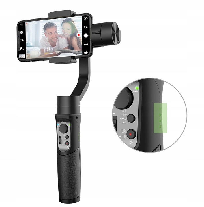 GIMBAL Hohem iSteady Mobile+ STABILIZATOR 3-osiowy do Telefonu Smartfona