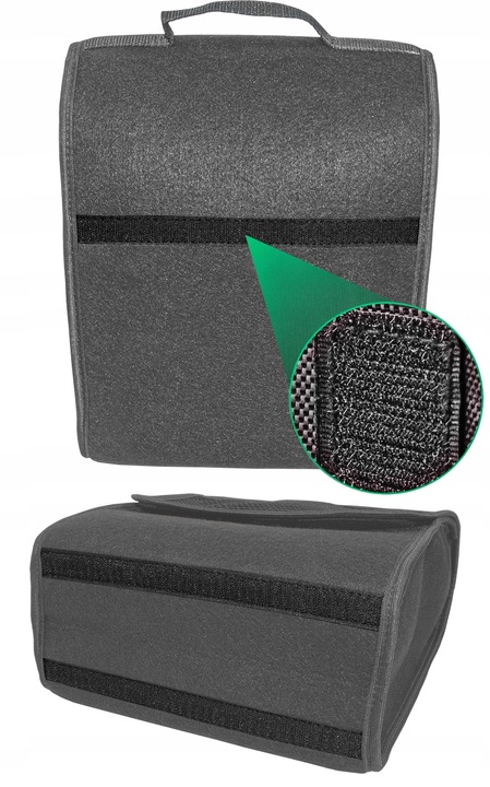 2x TORBA OD BAGAŻNIKA ORGANIZER NA NARZĘDZIA GRUBY KUFEREK SAMOCHODOWY RZEP